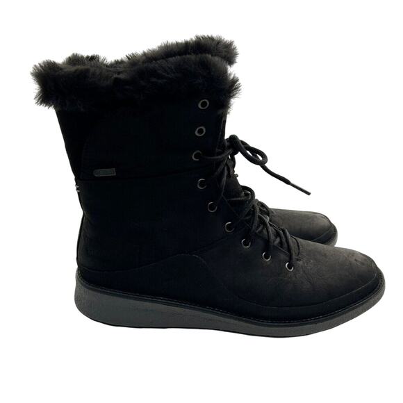 Merrell Tremblant Ezra Lace Boots Women's Waterproof Ice Winter Snow Black Sz 11 - Picture 4 of 6